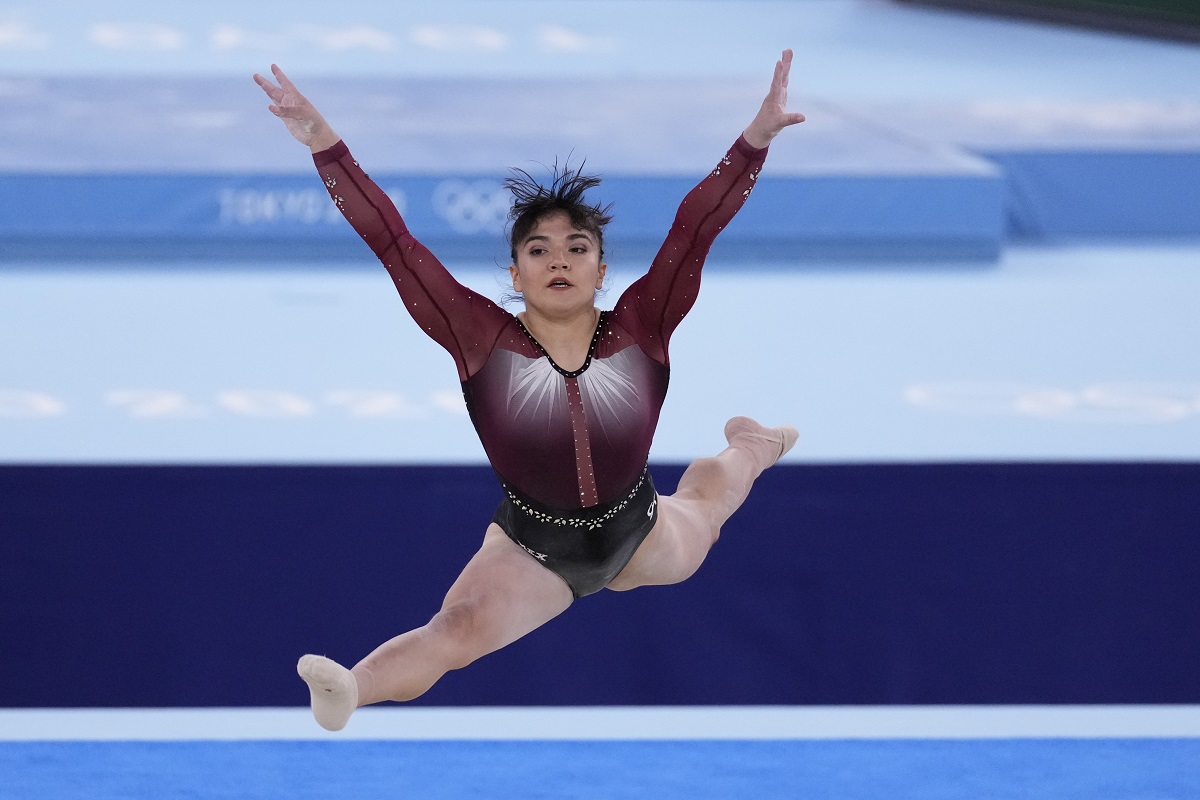 Alexa Moreno, gimnasta mexicana durante los Juegos Olímpicos (AP)