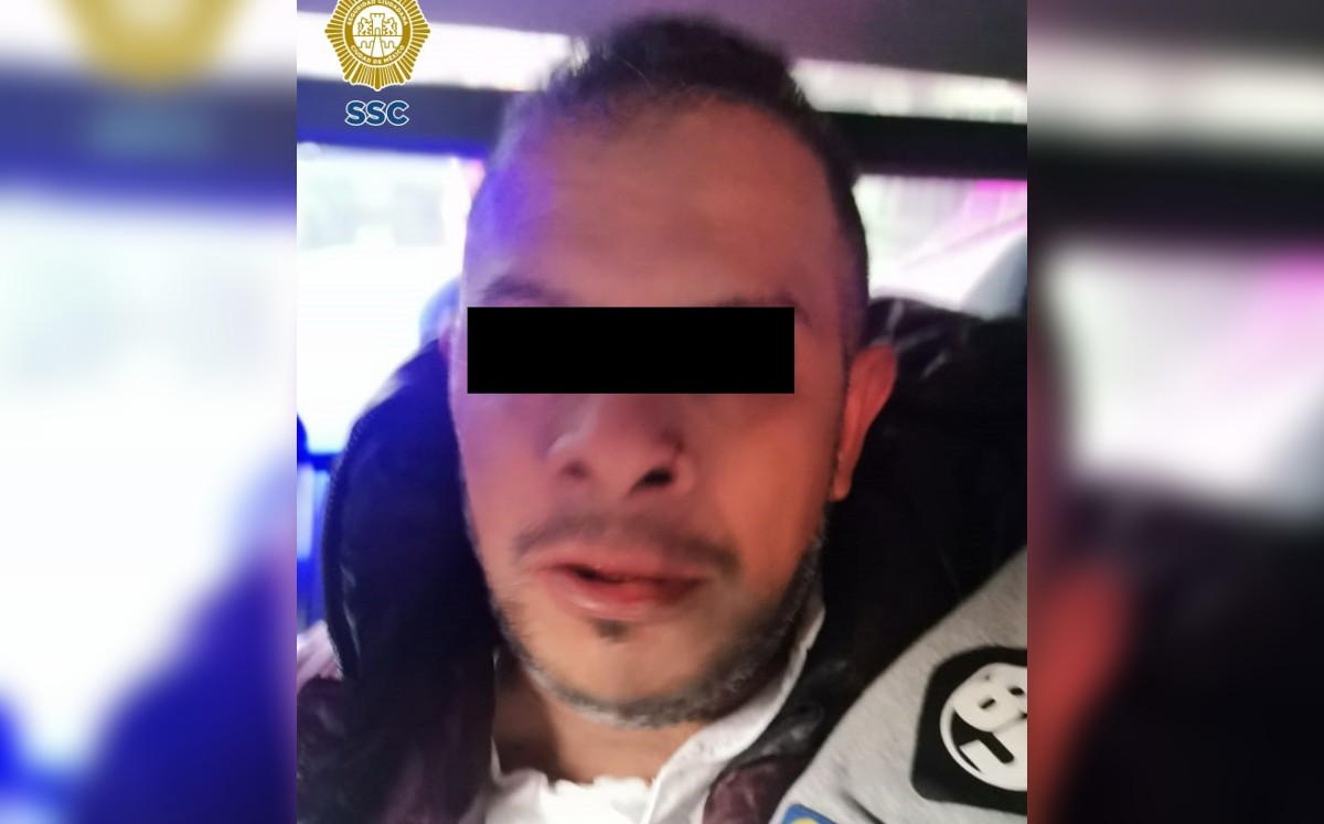 César 'N' intentó escapar cuando notó la presencia de los policías. (Especial)