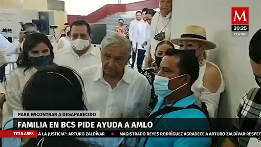 Familia de BCS pide ayuda a AMLO para encontrar a Manuel Méndez