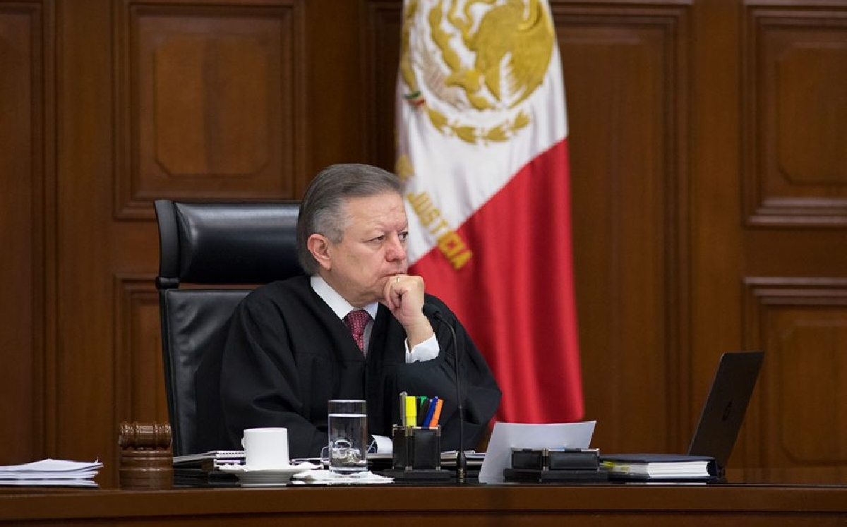 Esta mañana, Zaldívar rechazó la ampliación de mandato, y su presidencia terminará en 2022. (Suprema Corte)