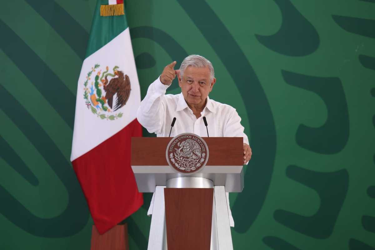 El presidente Andrés Manuel López Obrador en conferencia de prensa desde los Cabos, Baja California Sur. (Juan Carlos Bautista)