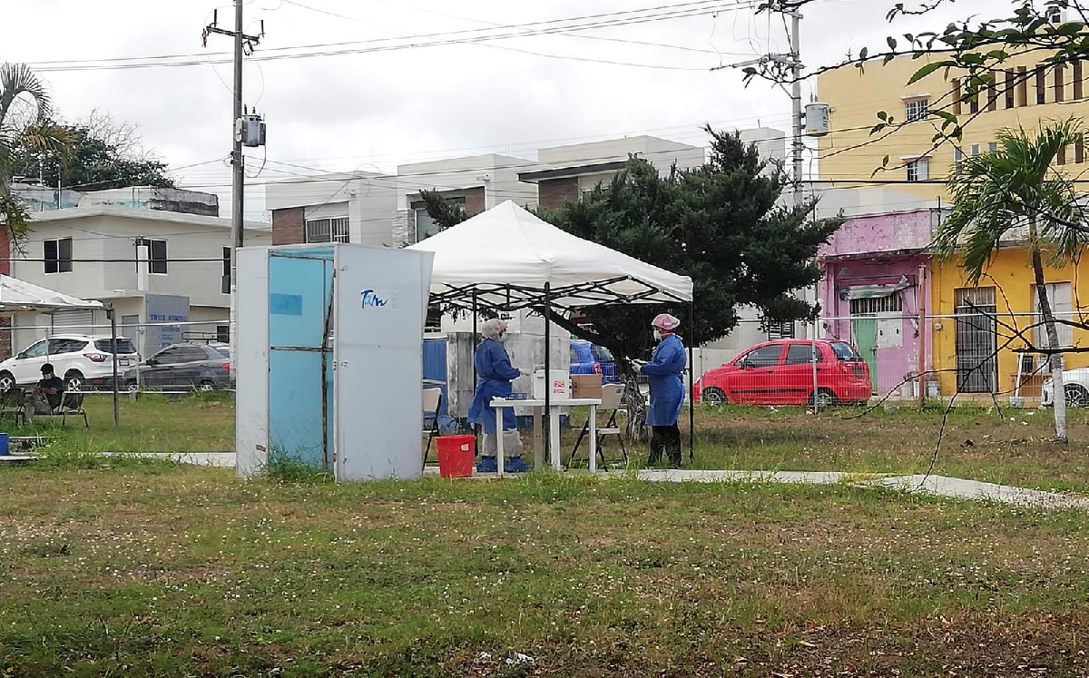 Coronavirus Tamaulipas. Pruebas de covid en Jurisdicción Sanitaria de Tampico. (Leticia Gutiérrez)