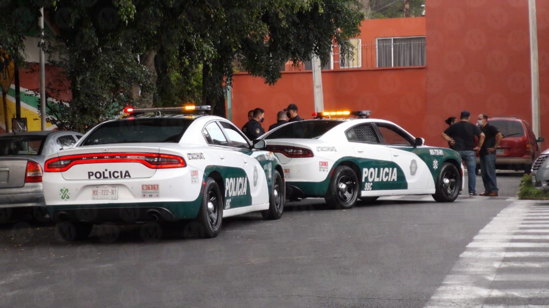Al lugar de los hechos llegaron elementos de la SSC. (Jorge Becerril)