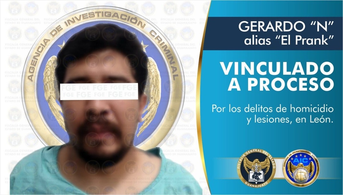 El Prank fue detenido por participar en varios hechos delictivos en la ciudad de León.