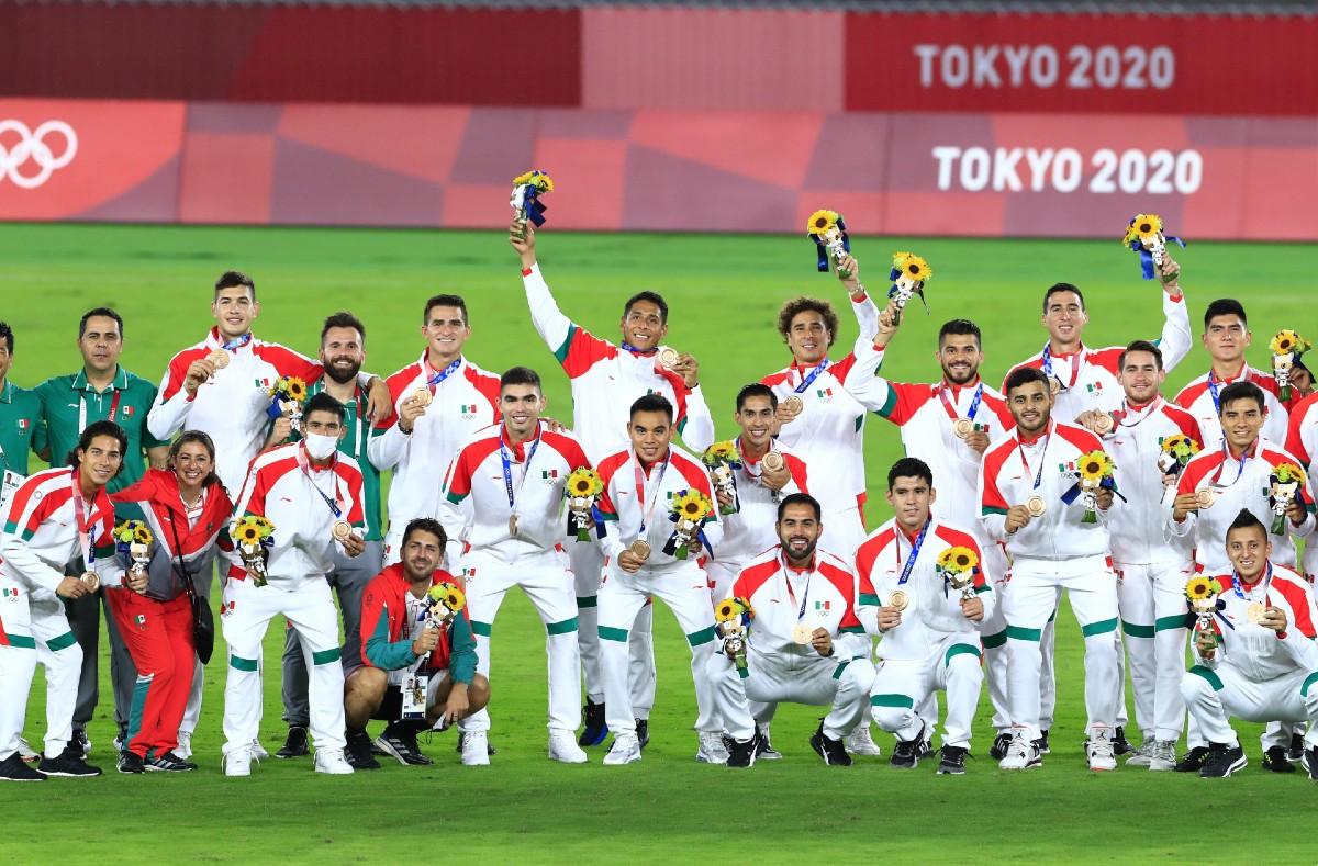 Selección mexicana recibe la medalla de bronce en Tokio 2020 (Mexsport)