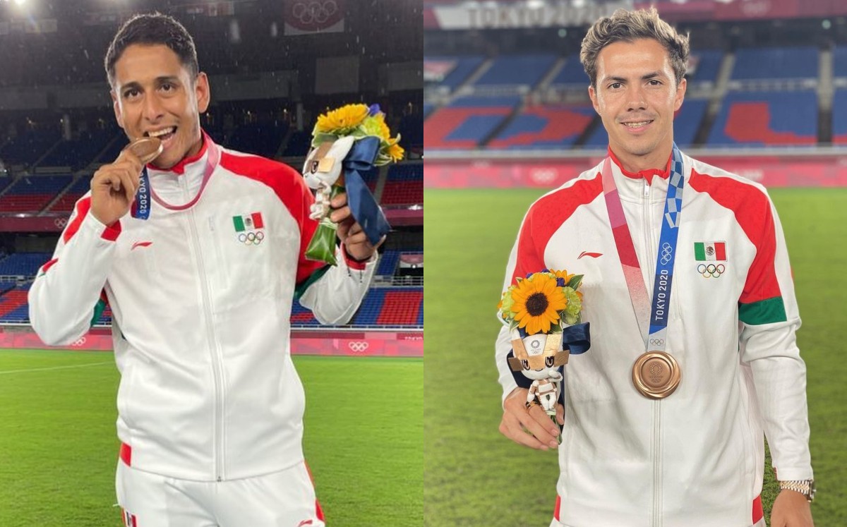 Luis Romo y Sebastián Córdova destacan en el equipo ideal de los Juegos Olímpicos (Instagram: @luis.romo3 / @cordovar97)