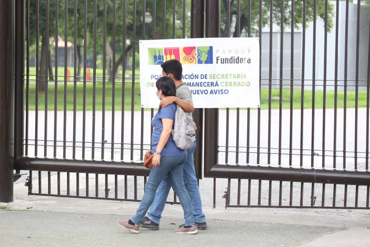 Por alza de covid-19 en NL, se ordenó el cierre de Parque Fundidora. Foto: Raúl Palacios
