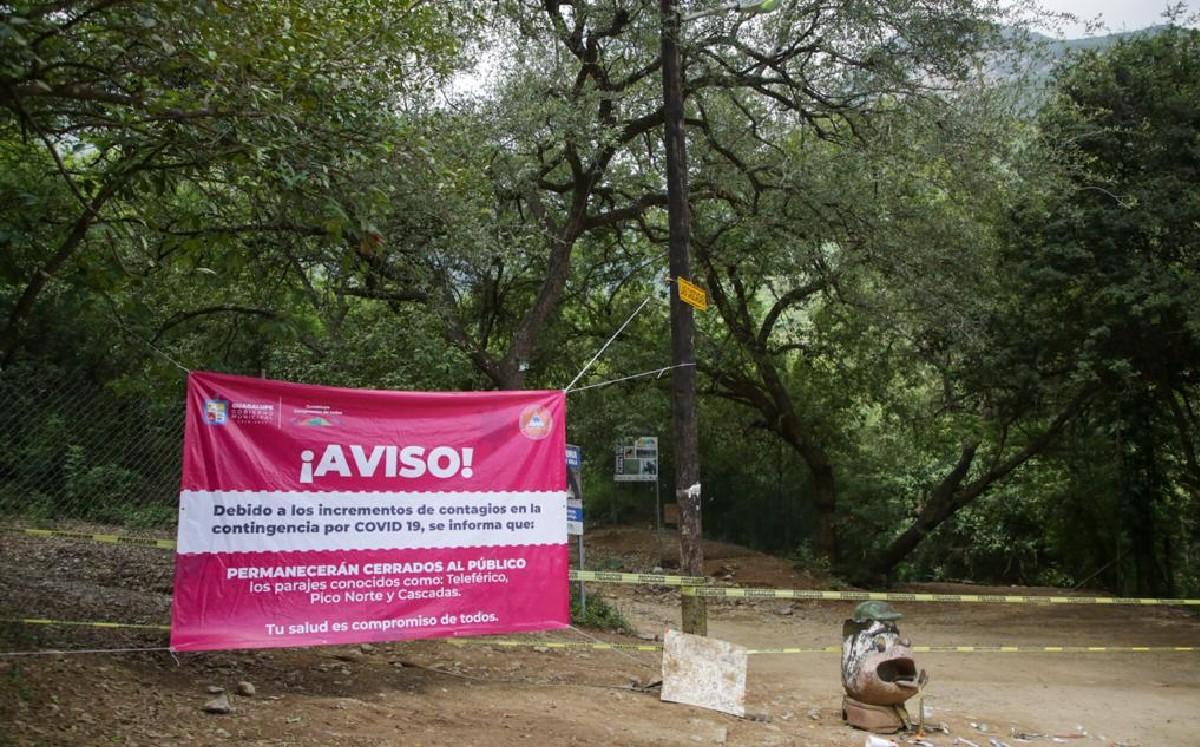 Cierra Guadalupe accesos a parajes del Cerro de la Silla. Foto: Especial