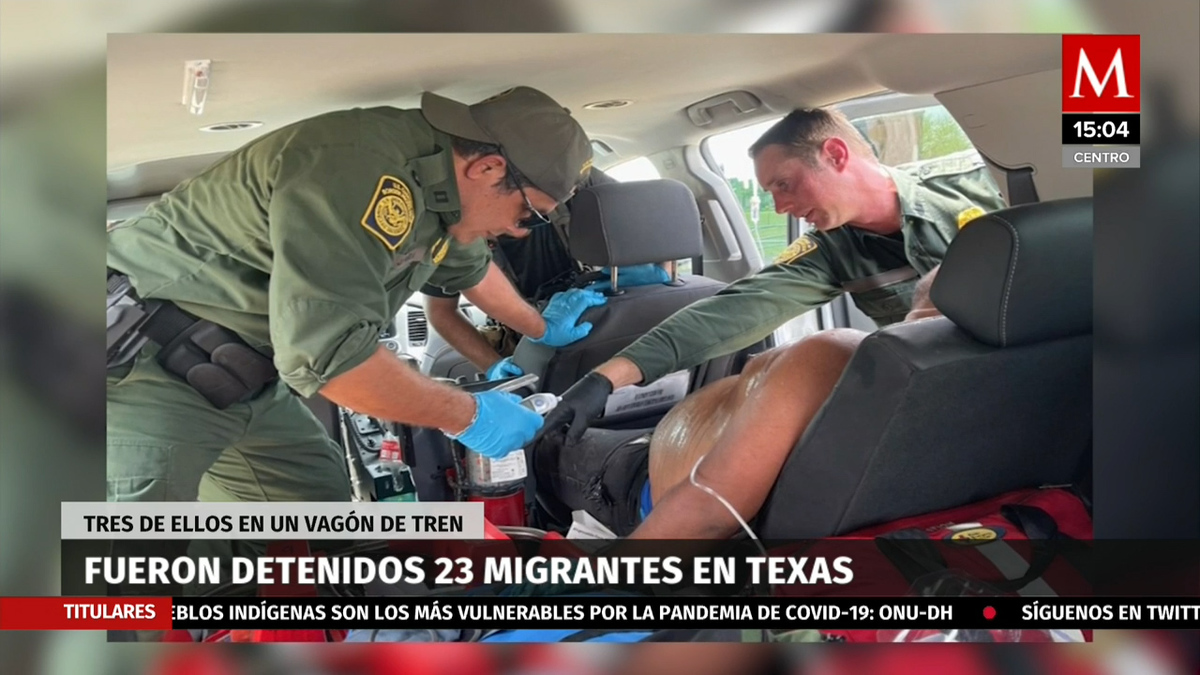 Fueron detenidos 23 migrantes en Texas Grupo Milenio