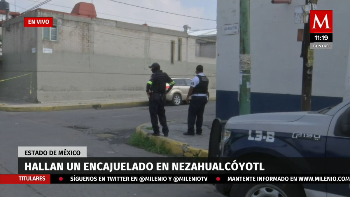 Hallan un encajuelado en Nezahualcóyotl