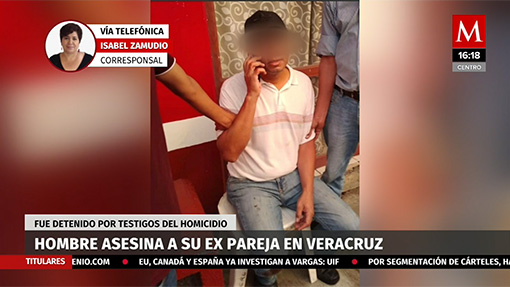 Hombre asesina a su ex pareja en Veracruz