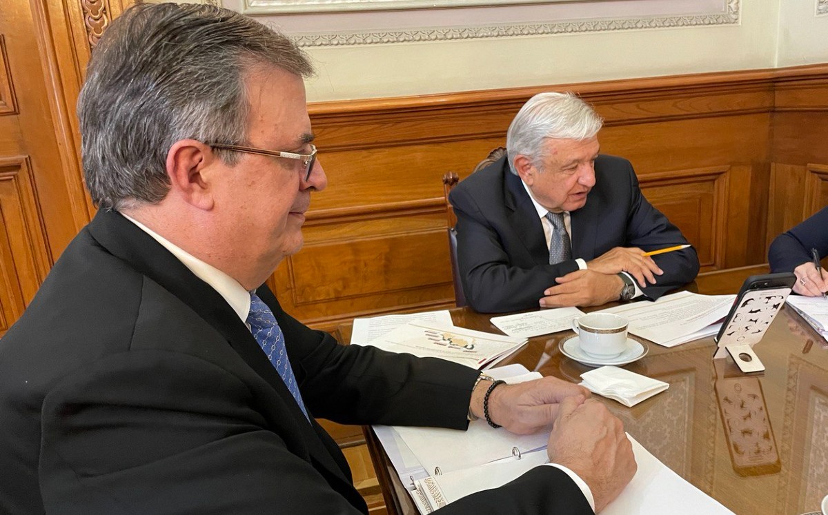 López Obrador conversó esta tarde con Kamala Harris. | Twitter