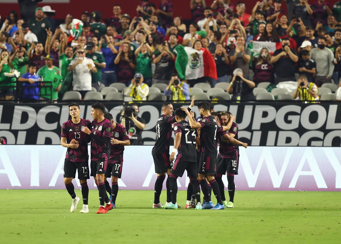 Selección mexicana durante la Copa Oro de la Concacaf (Reuters)