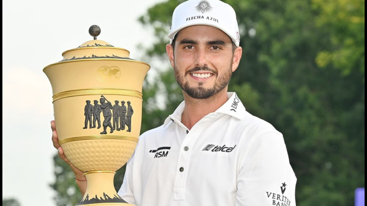 Abraham Ancer cumple "su sueño de niño": ganar un torneo de Golf
