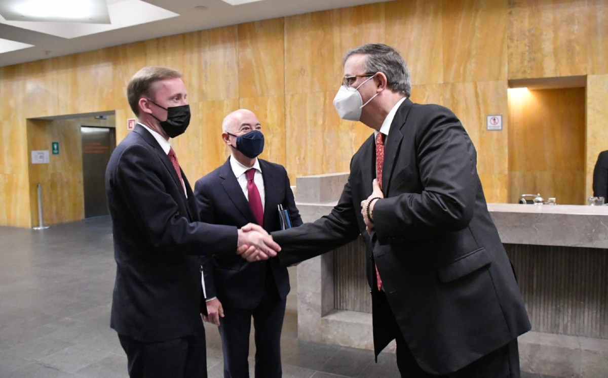Ebrard se reunió con los funcionarios de Estados Unidos. | Twitter