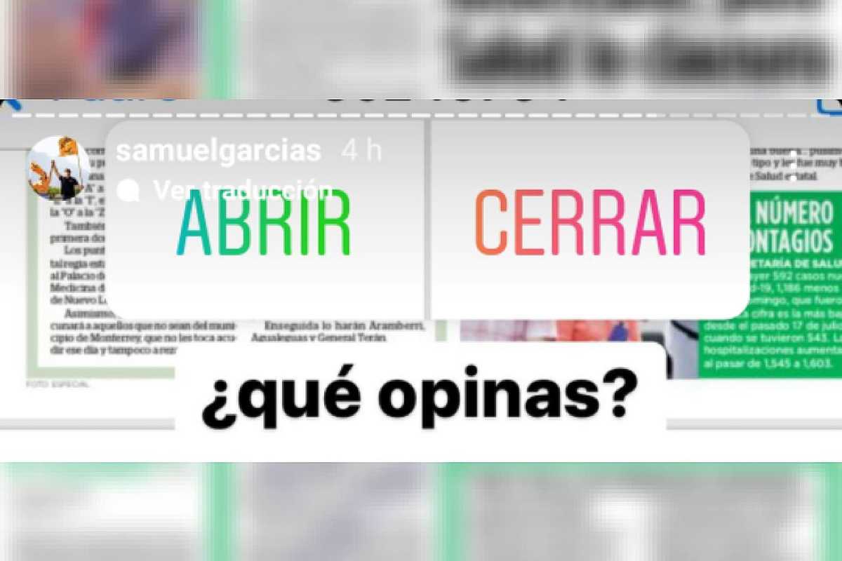 Lanzó una encuesta en redes. Foto: Especial