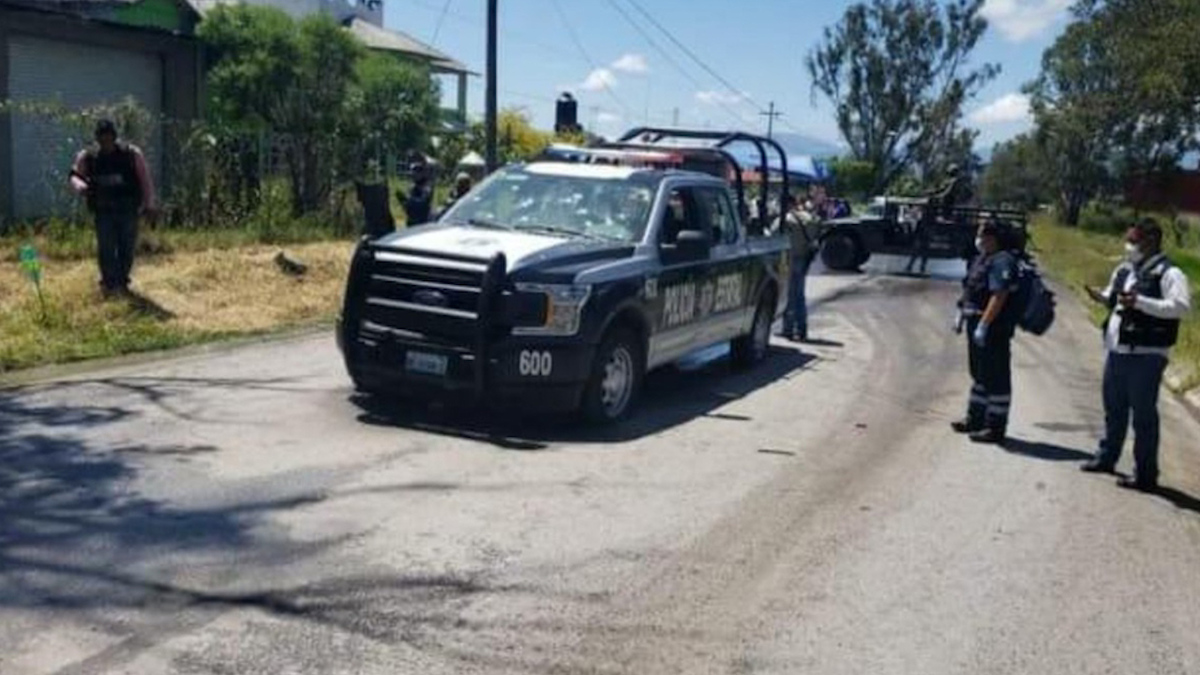 En Edomex, atacan convoy de presidenta municipal de Pilcaya, Guerrero; mueren 2 policías