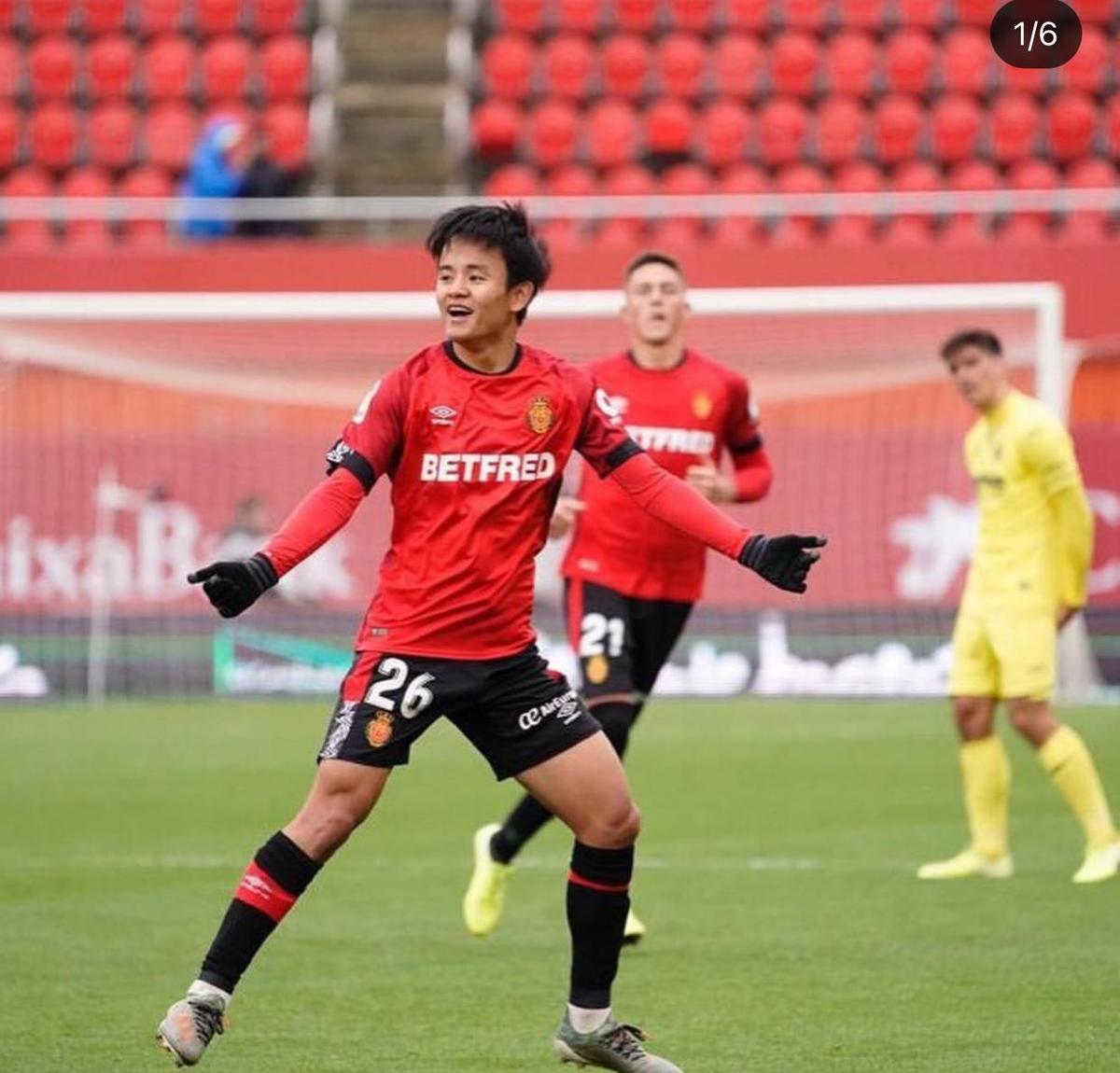 Kubo será nuevo jugador del Mallorca (Instagram @Takefusa Kubo)