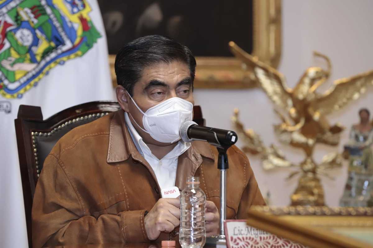 Miguel Barbosa, gobernador de Puebla. (Especial)