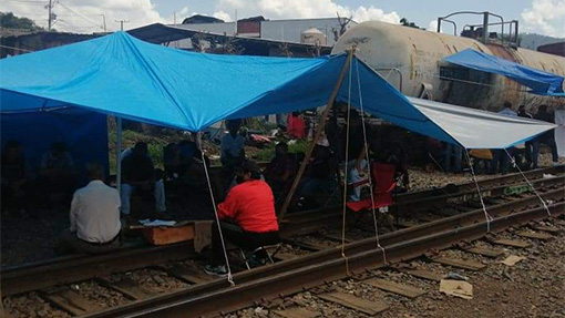 Bloqueo ferroviario en Michoacán cumple 12 días