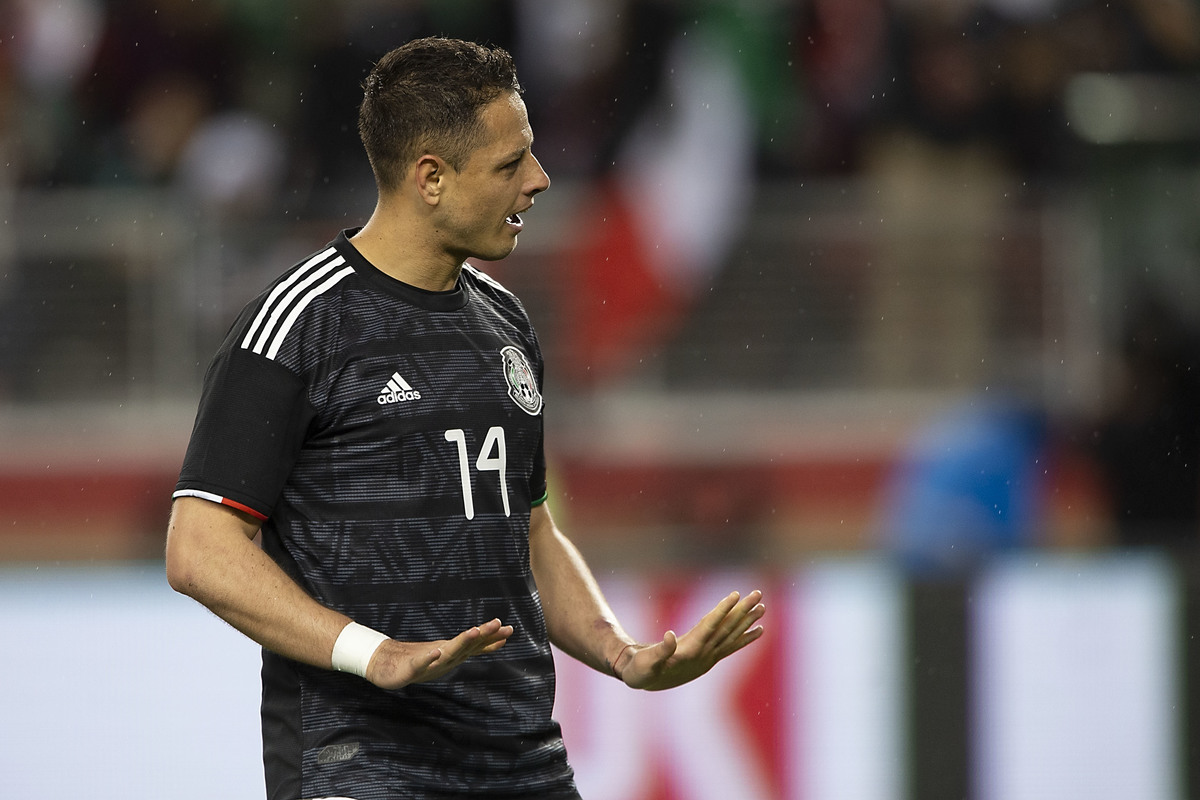 Javier  'Chicharito' Hernández con la selección mexicana (Imago7)
