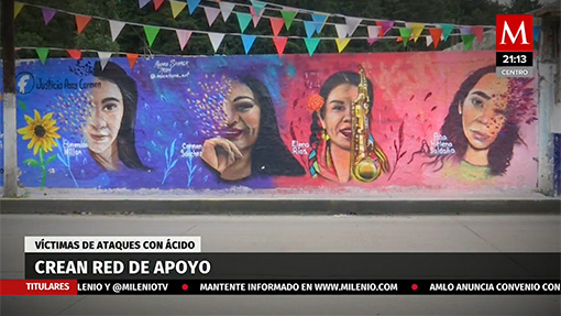 Mujeres víctimas de ataques con ácido crean redes de apoyo
