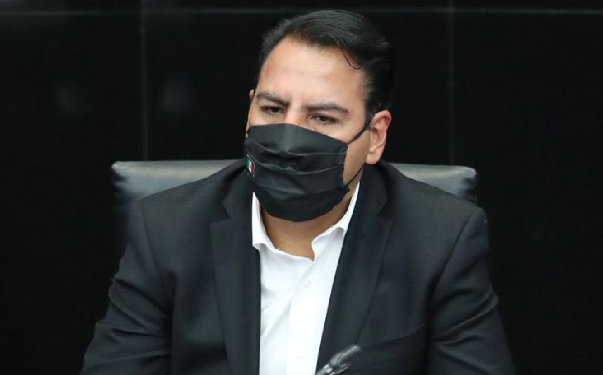 El presidente del Senado, Eduardo Ramírez, en una sesión del Senado. (Especial)