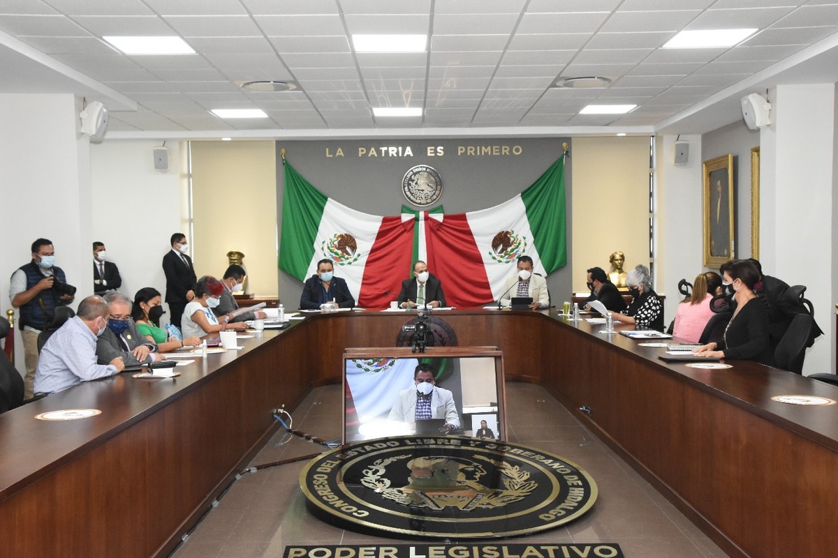 Sesión de Diputación Permanente del último periodo legislativo del Congreso del estado. (Cortesía)