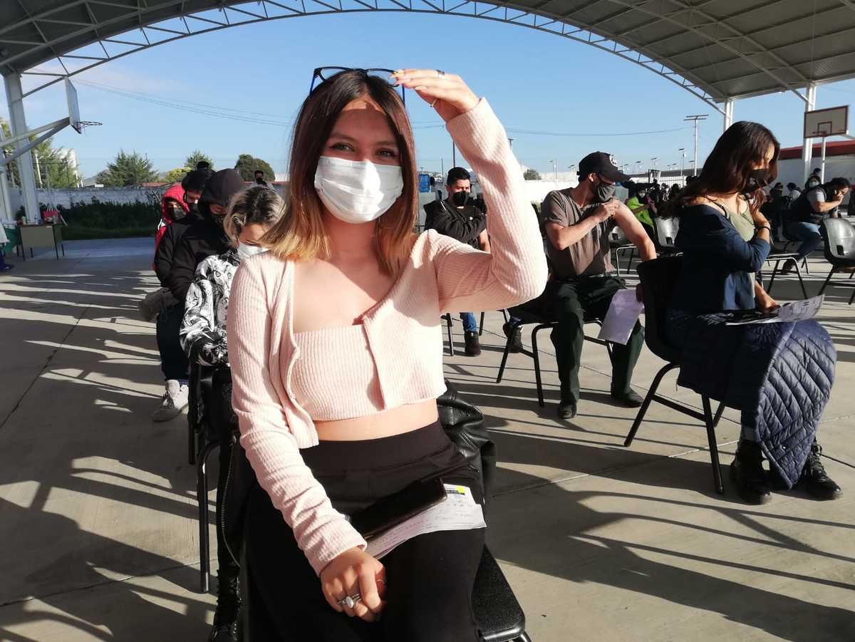 Vacunación contra covid en Pachuca. (Alejandro Reyes)