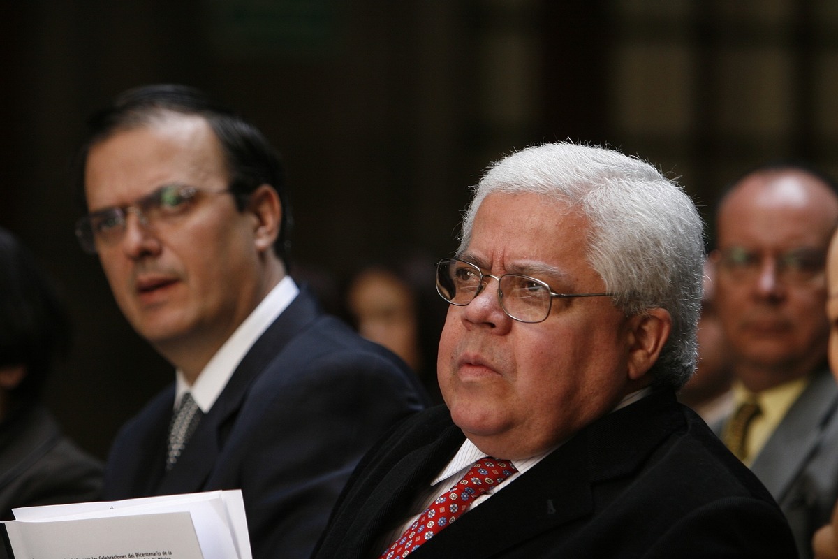 Enrique Márquez y Marcelo Ebrard, actual Canciller de México. (Foto: Octavio Hoyos | MILENIO)
