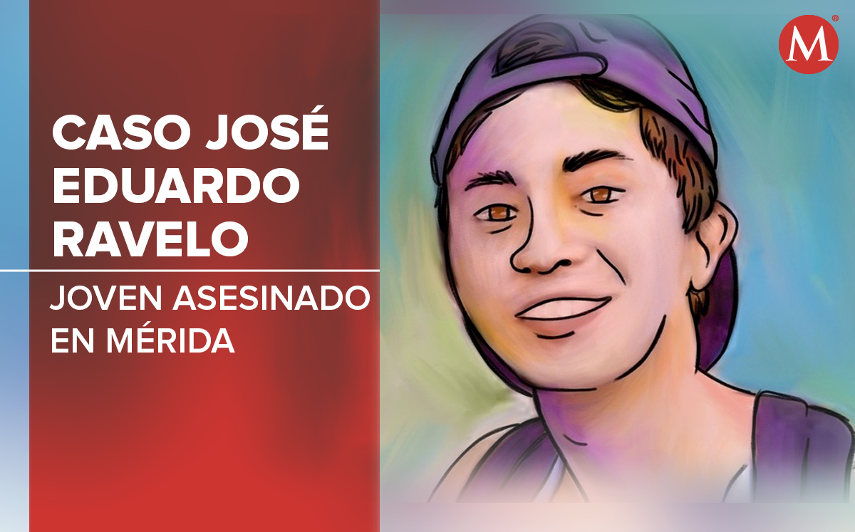 José Eduardo Ravelo, joven asesinado en Mérida. (Foto: Especial / Diseño: MILENIO)