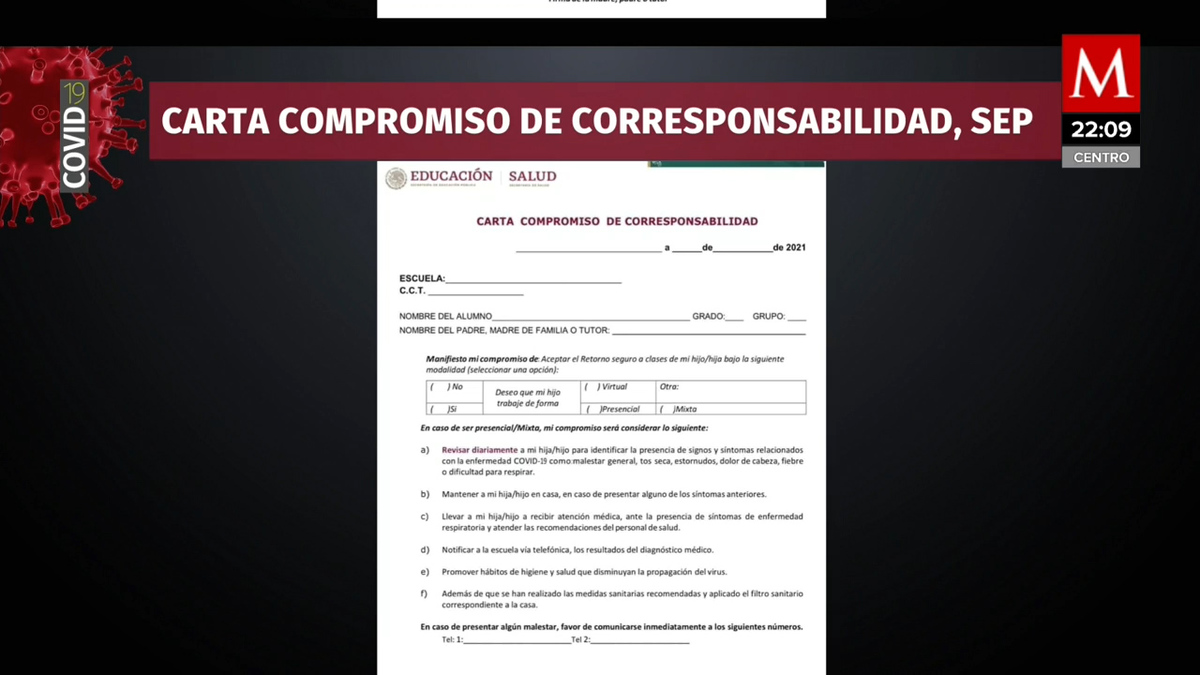 La SEP presenta decálogo de regreso a clases
