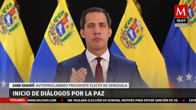 Mensaje de Juan Guaidó ante el inicio de negociaciones