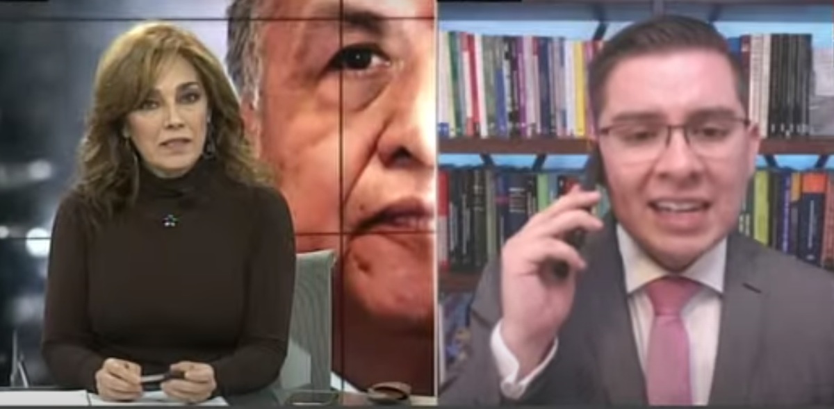 Rafael Castillo, abogado del diputado federal Saúl Huerta. (Captura de pantalla)