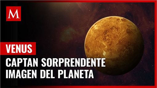 Captan sorprendente imagen de Venus