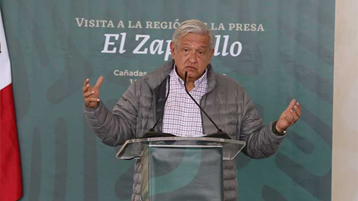 En Jalisco, AMLO ofrece concluir presa El Zapotillo