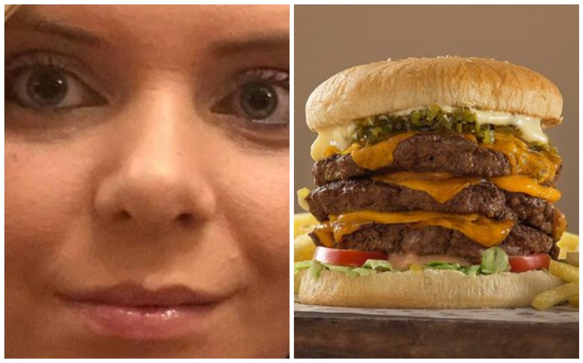 Joven se arruinó la vida tras comer hamburguesa triple (Facebook)
