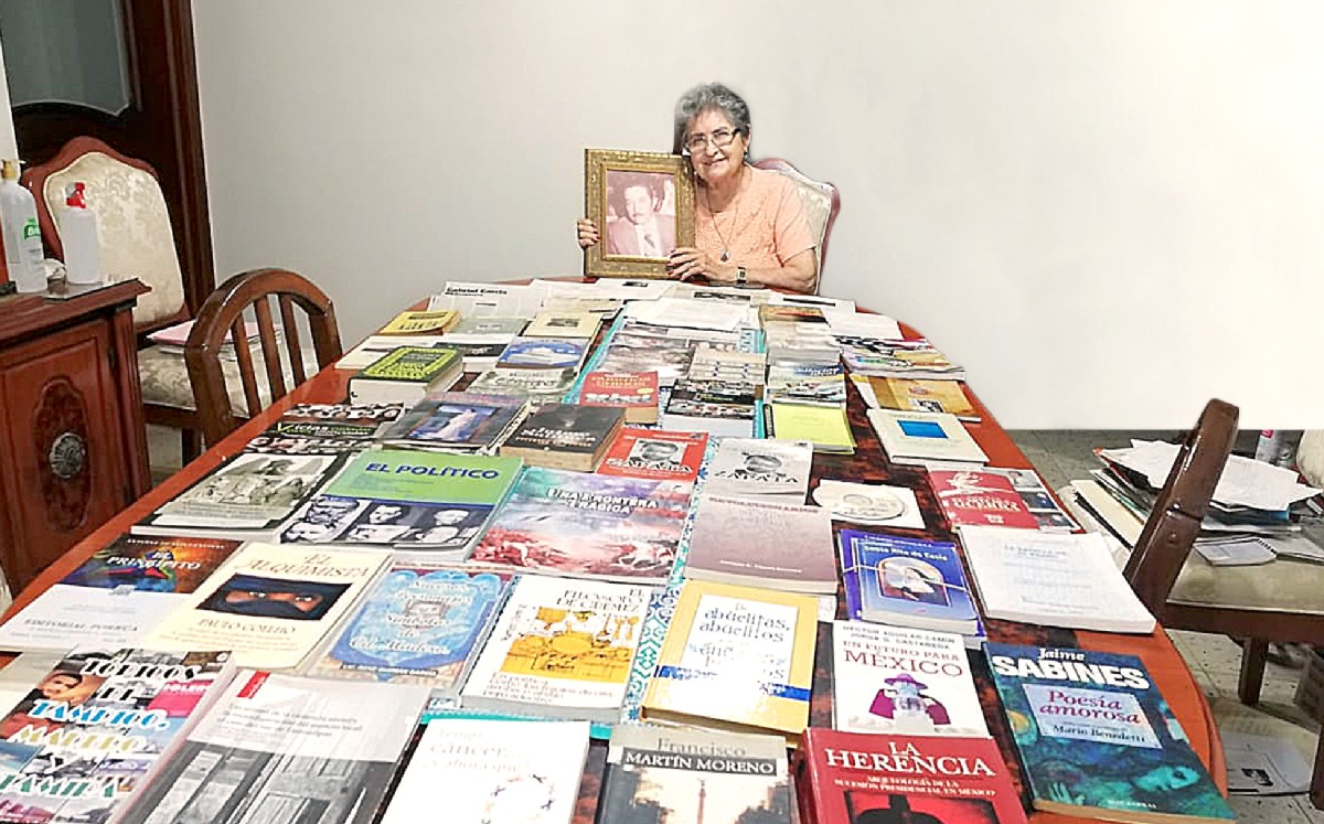 Rosario Osuna de Rodríguez, del Club de Libro de Tampico. (Cortesía)
