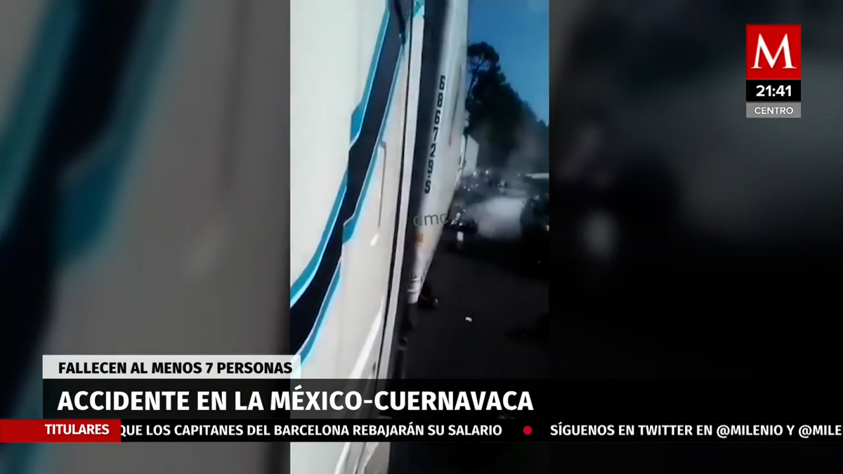 Accidentes en la México-Cuernavaca dejan seis muertos