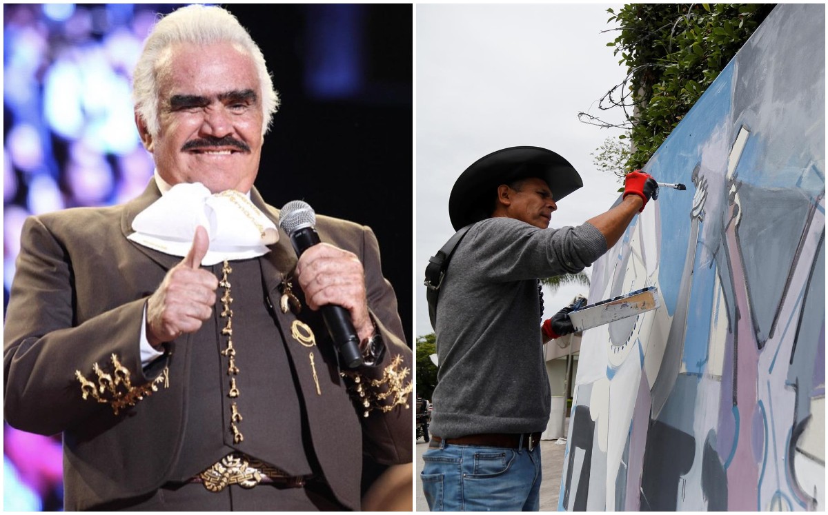 Fans demuestran su cariño a Vicente Fernández, quien está hospitalizado (Especial).