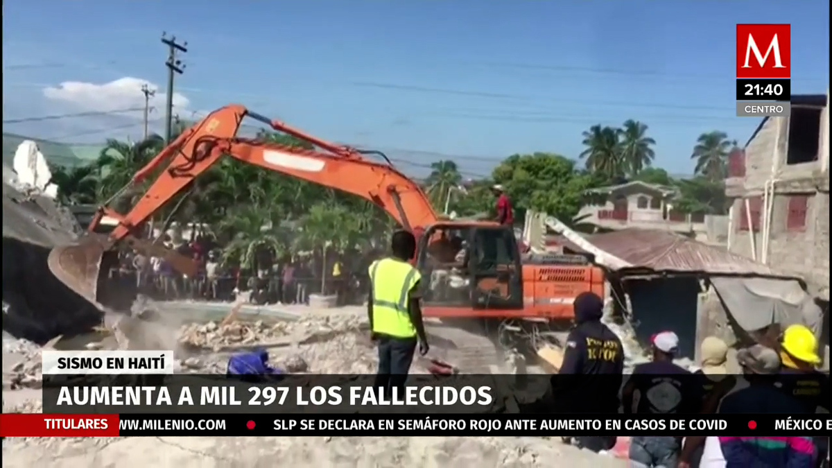 Terremoto en Haití ya ha dejado casi mil 300 muertos