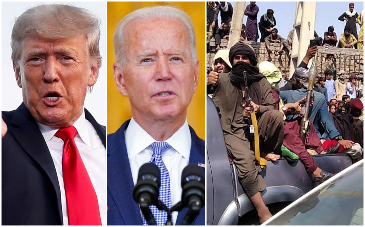 Trump ha pedido la renuncia de Biden tras la victoria de los talibanes. (AFP / AP / Reuters)