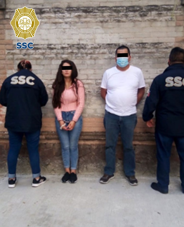 El hombre fue detenido con una mujer ecuatoriana.