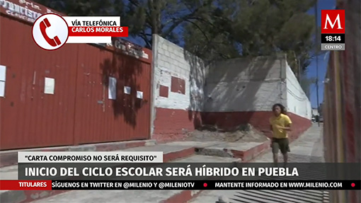 Inicio del ciclo escolar será híbrido en Puebla
