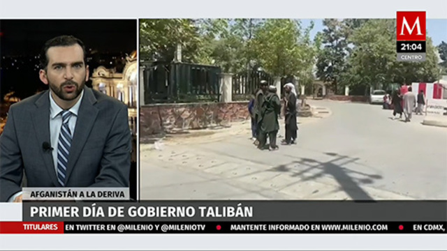 Primer día de gobierno Talibán en Afganistán