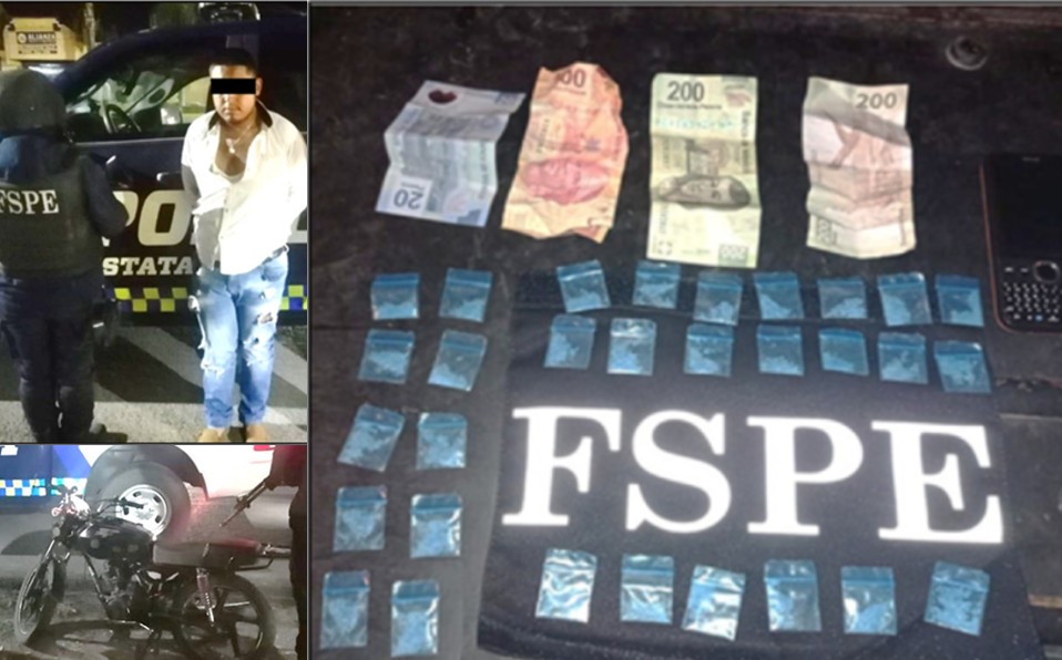 Detienen a Jorge "N" por posesión de droga en Dolores Hidalgo