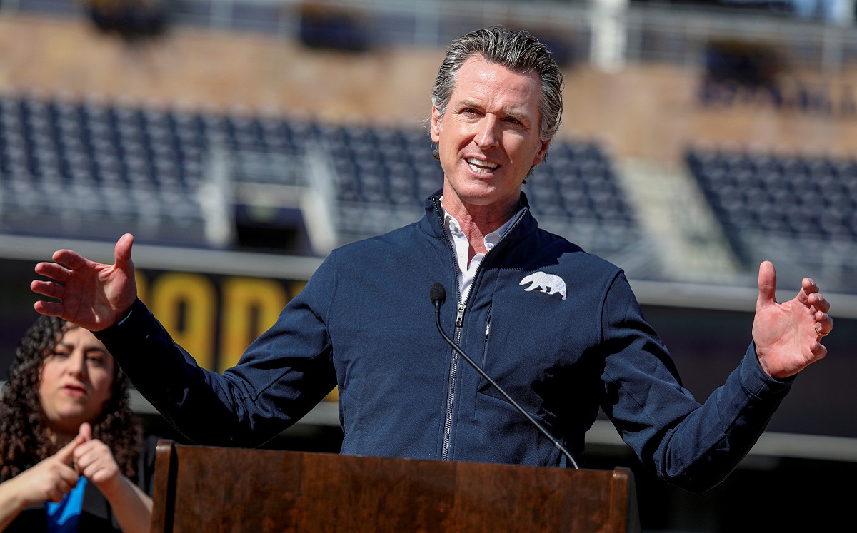 Gavin Newsom, actual gobernador de California. (Reuters)