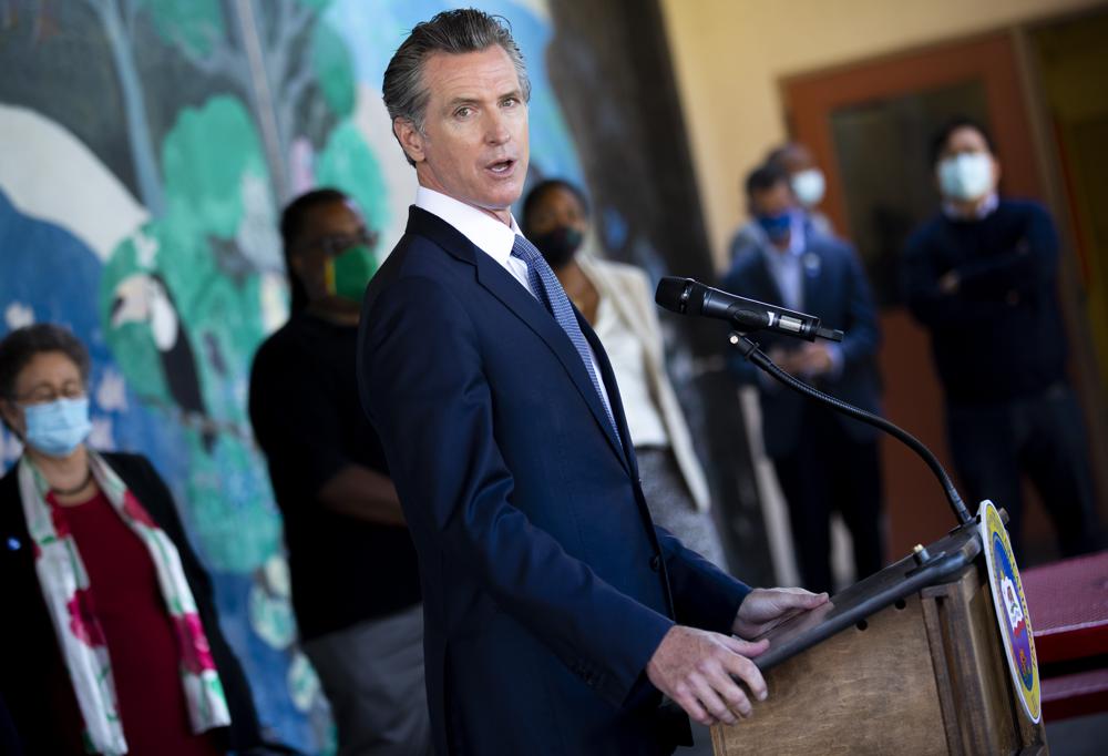 Gavin Newsom, gobernador de California. / Fotografía: AP.