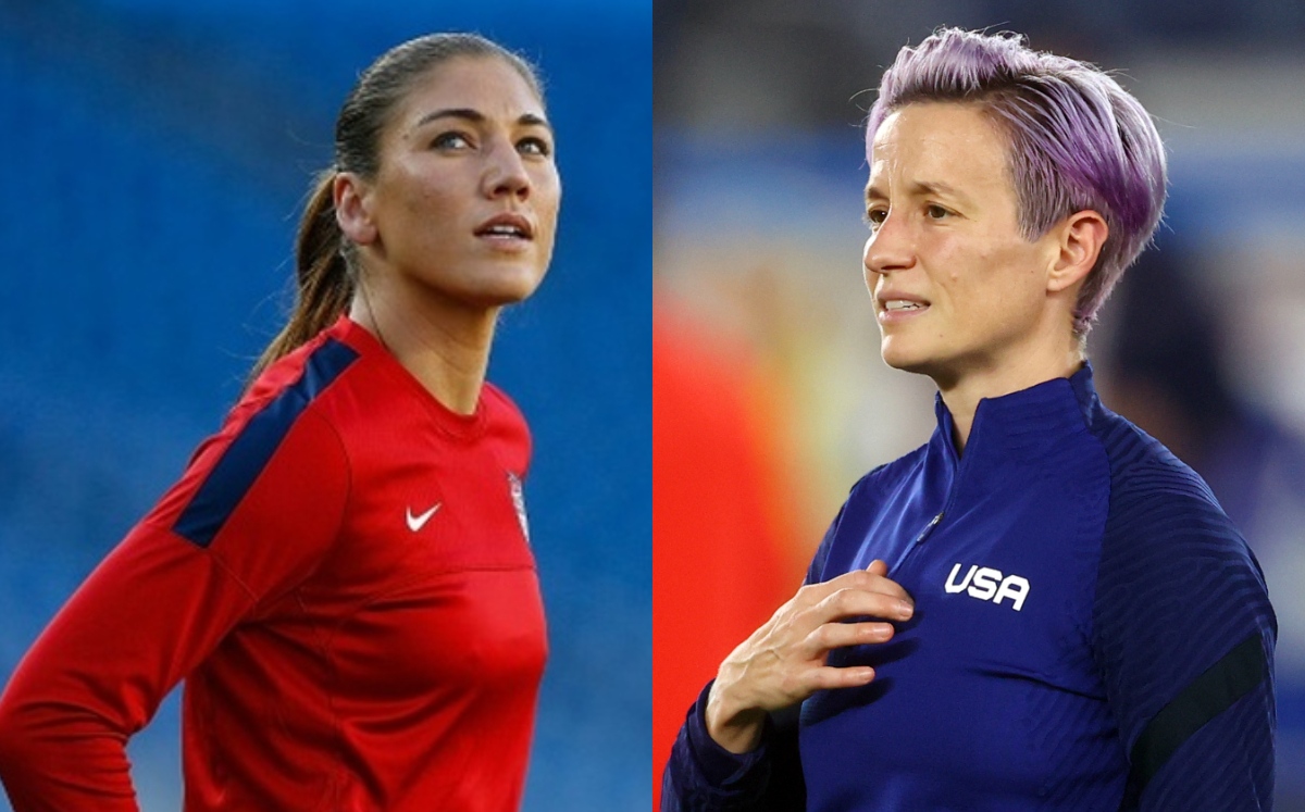 Hope Solo y Megan Rapinoe (Reuters)