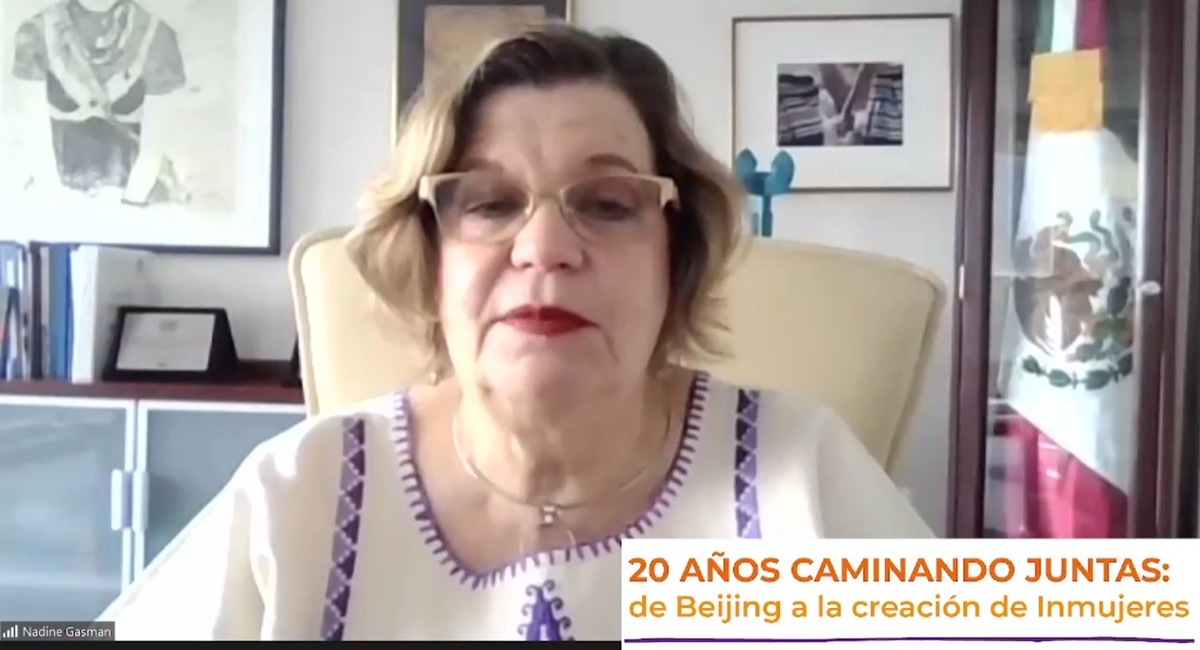 Presidenta de Inmujeres reconoce el avance en los derechos de las mujeres. (Azucena Rangel).